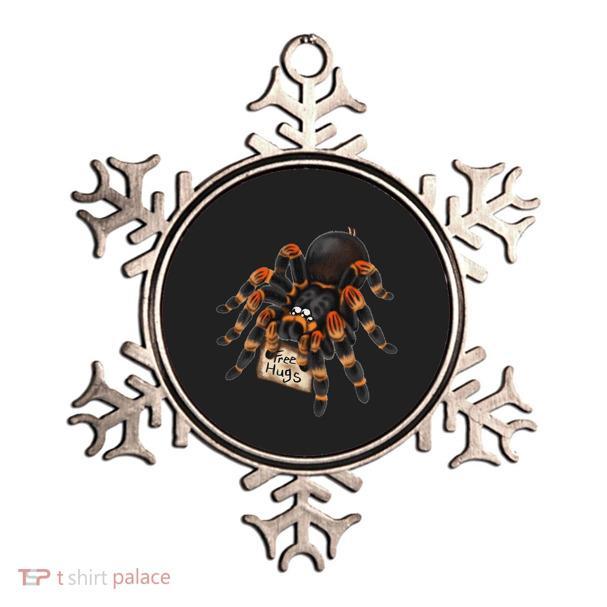 Red Orange Knee Tarantula Spider Hugs Ornament