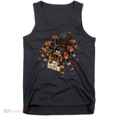 Red Orange Knee Tarantula Spider Hugs Tank Top