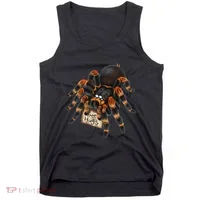 Red Orange Knee Tarantula Spider Hugs Tank Top thumb 0