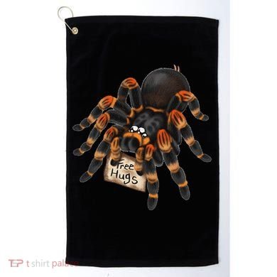 Red Orange Knee Tarantula Spider Hugs Golf Towel