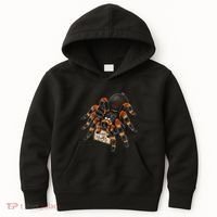 Red Orange Knee Tarantula Spider Hugs Kids Hoodie thumb 0