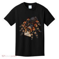 Red Orange Knee Tarantula Spider Hugs Kids T-Shirt thumb 0