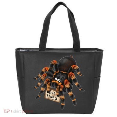 Red Orange Knee Tarantula Spider Hugs Tote Bag