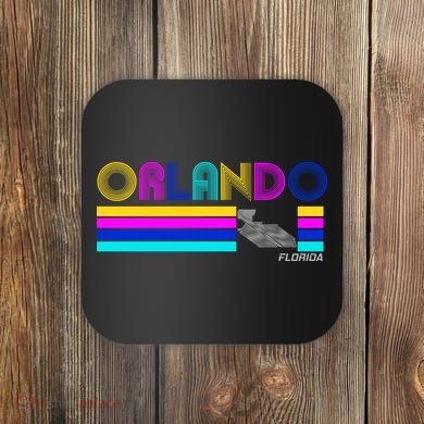 Retro Orlando Logo Coaster