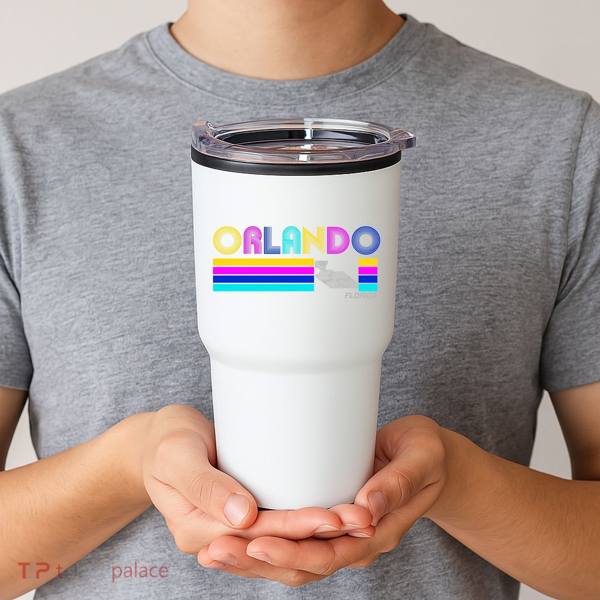 Retro Orlando Logo Tumbler