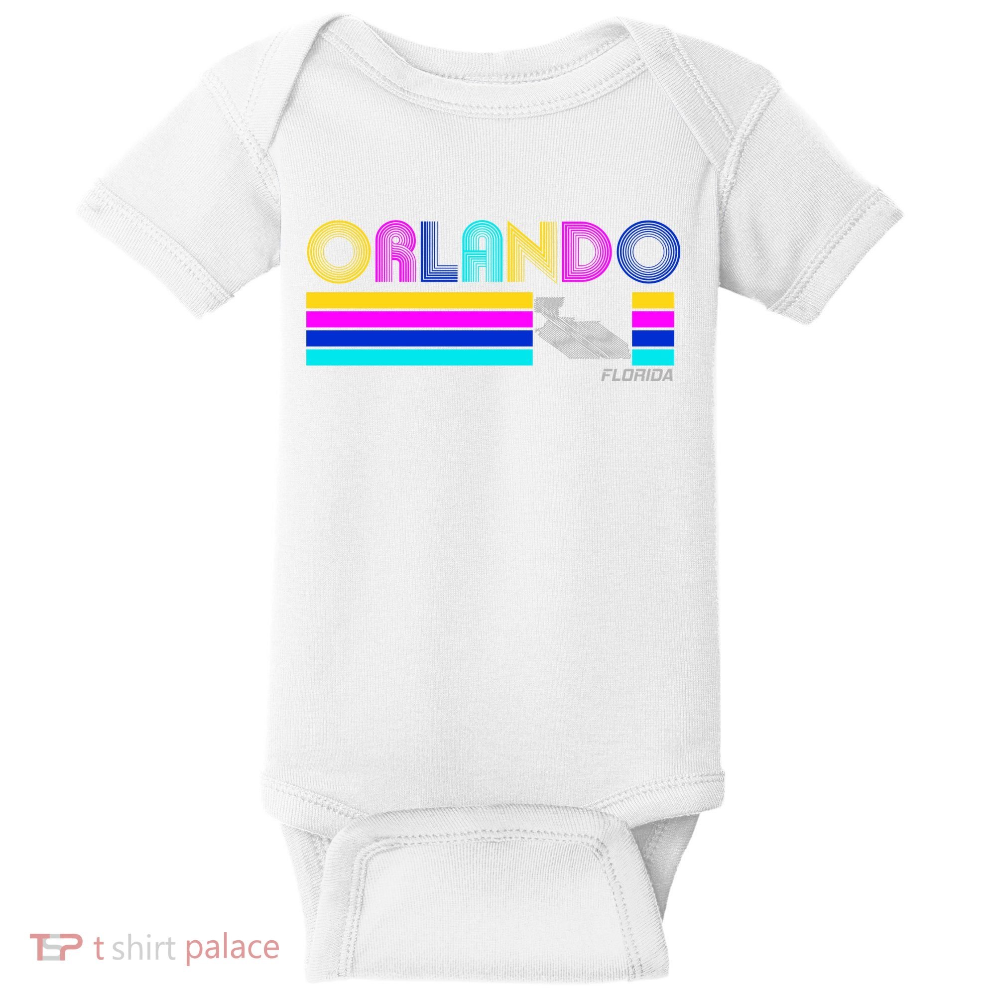 Retro Orlando Logo Baby Bodysuit