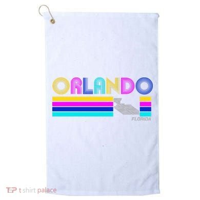 Retro Orlando Logo Golf Towel