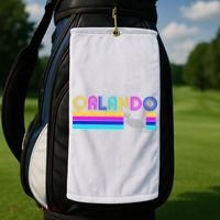 Retro Orlando Logo Golf Towel thumb 2