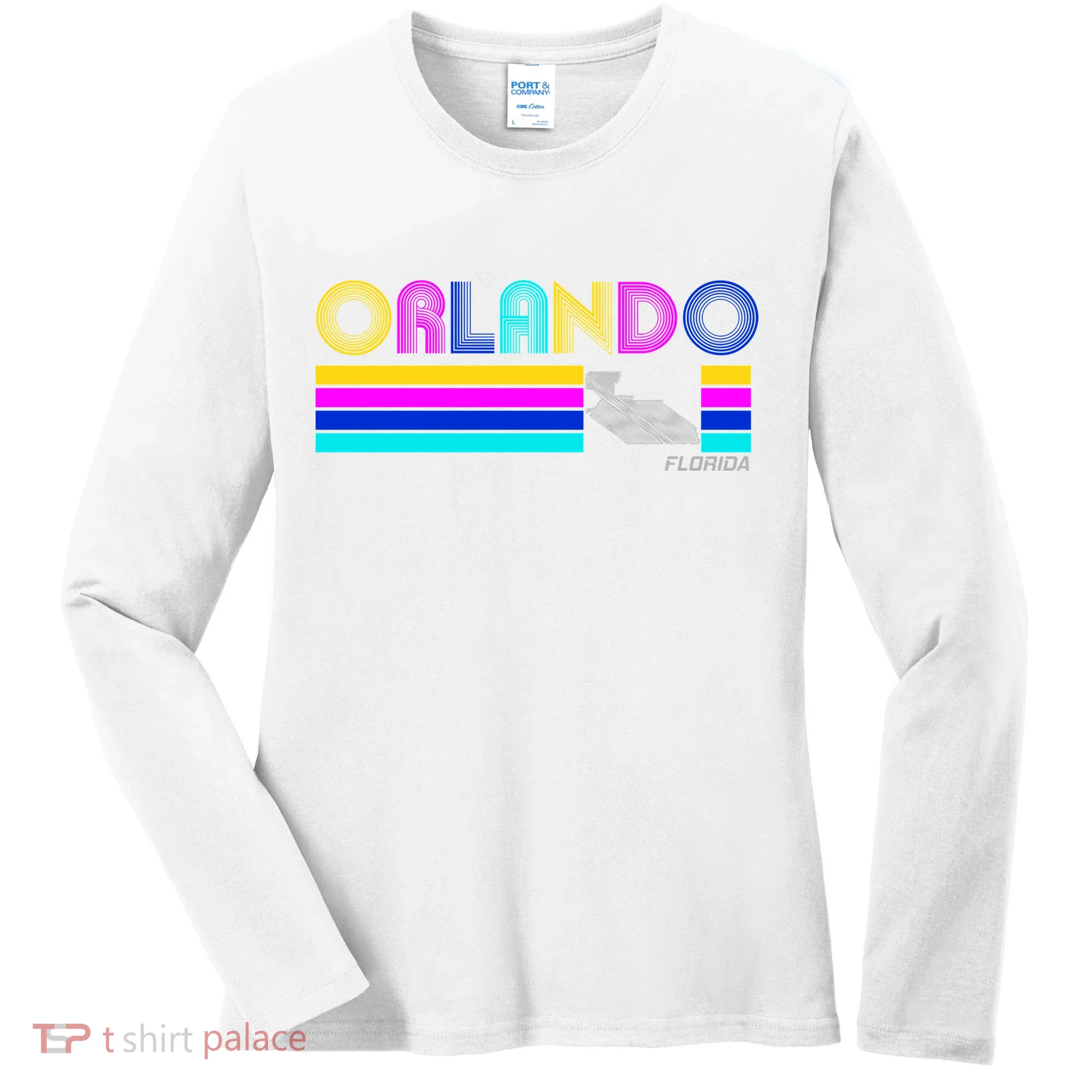Retro Orlando Logo Women's Long Sleeve Shirt