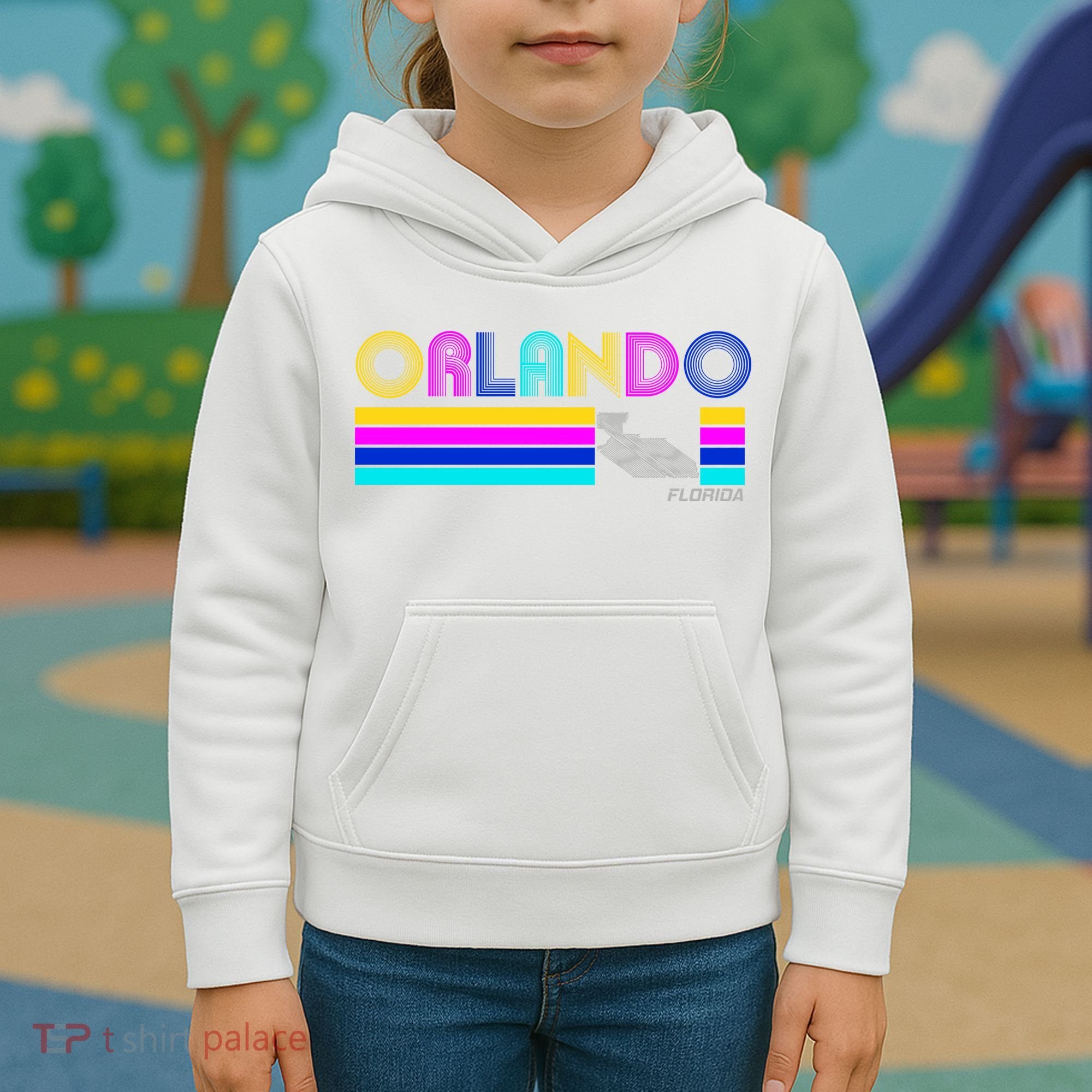 Retro Orlando Logo Kids Hoodie