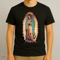 Real Our Lady Of Guadalupe Virgin Mary Catholic T-Shirt thumb 3