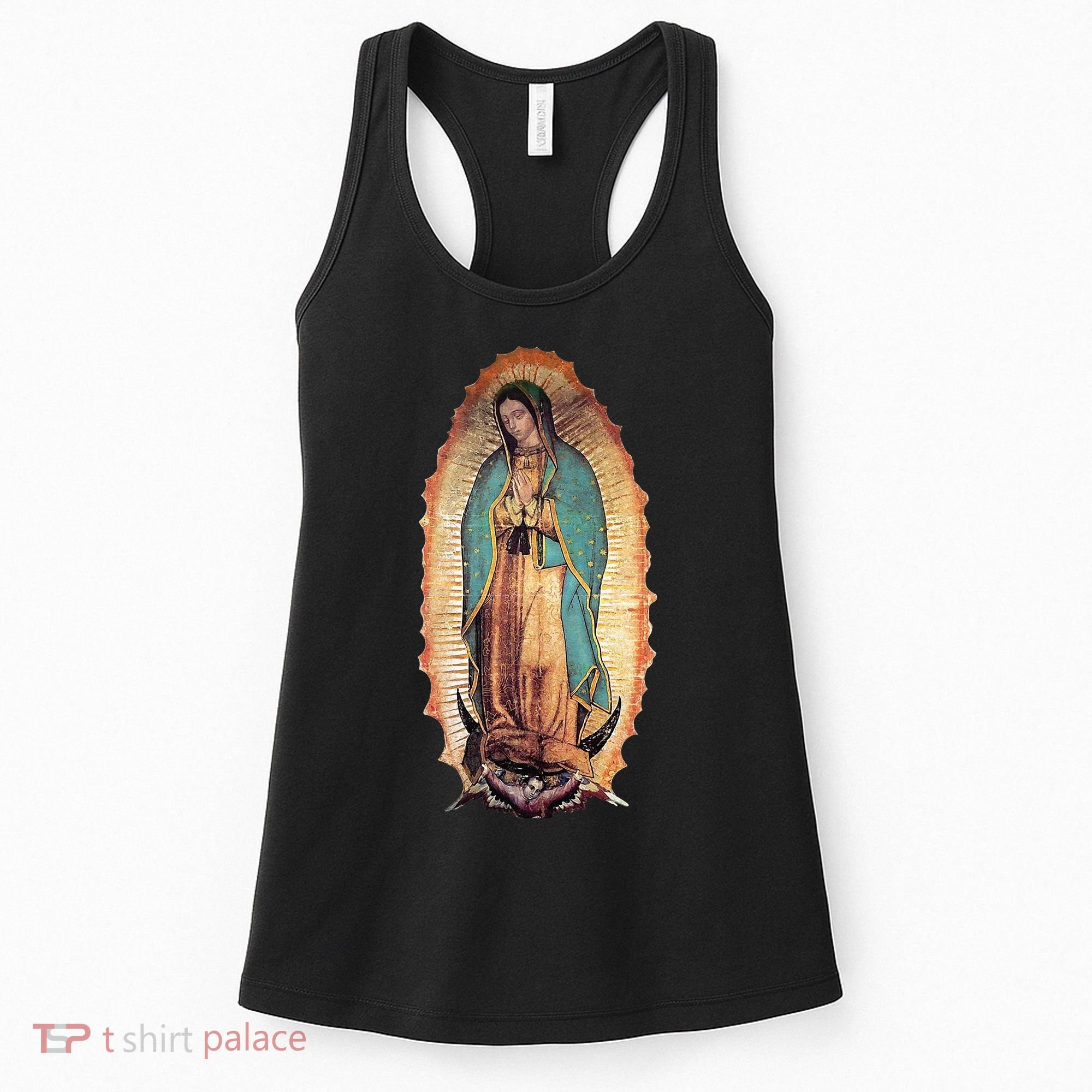 Real Our Lady Of Guadalupe Virgin Mary Catholic Women's Tank Top