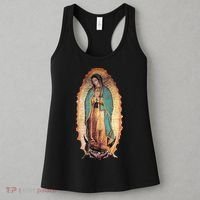 Real Our Lady Of Guadalupe Virgin Mary Catholic Women's Tank Top thumb 3