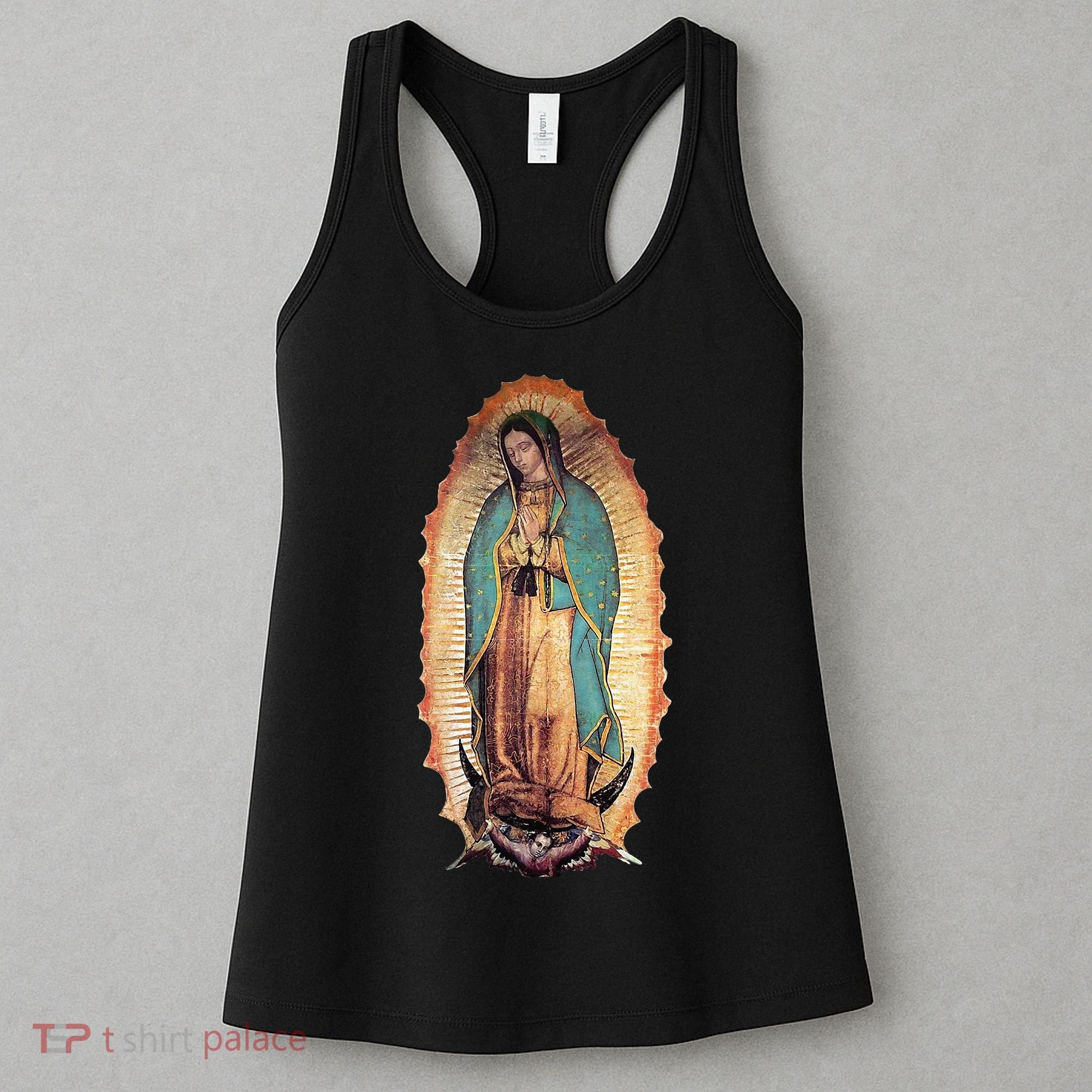 Real Our Lady Of Guadalupe Virgin Mary Catholic Women's Tank Top