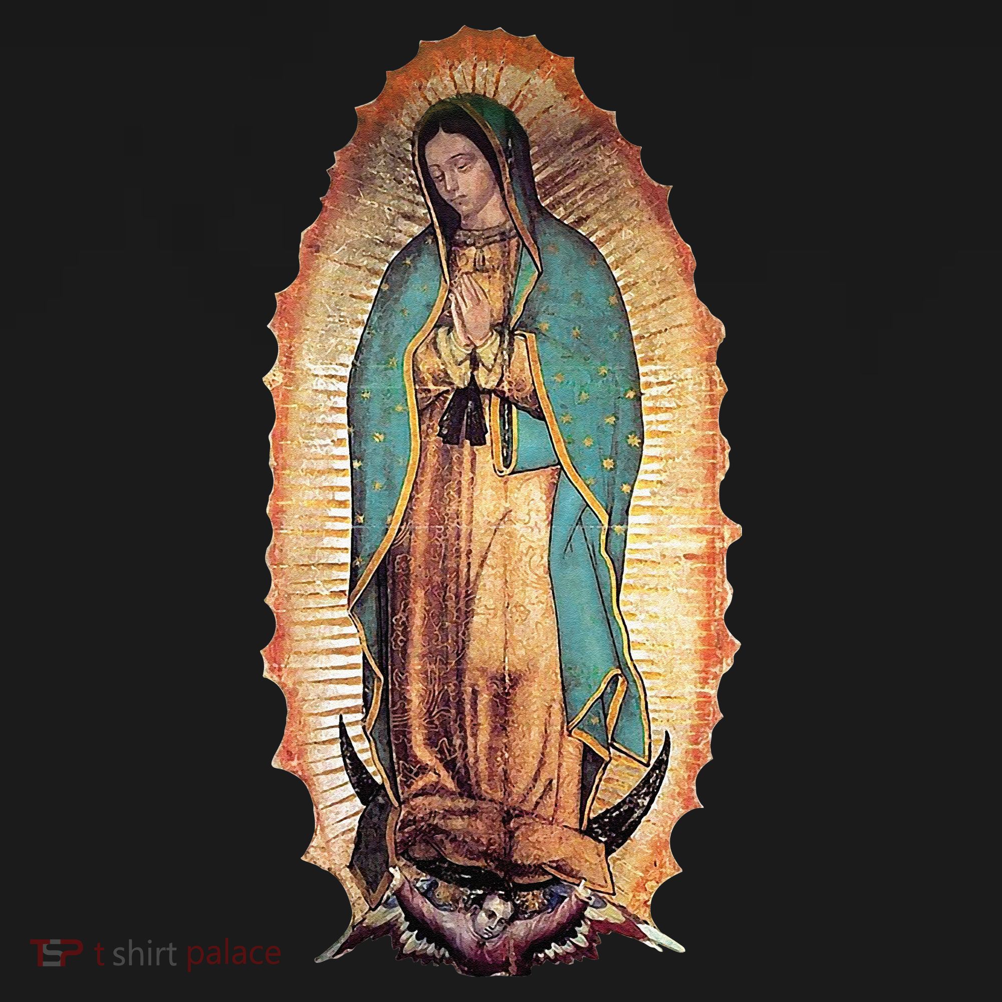 Real Our Lady Of Guadalupe Virgin Mary Catholic Women's Tank Top