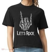 Rock On Lets Rock Concert Band Comfort Colors Boxy T-Shirt thumb 0