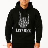 Rock On Lets Rock Concert Band Hoodie thumb 2