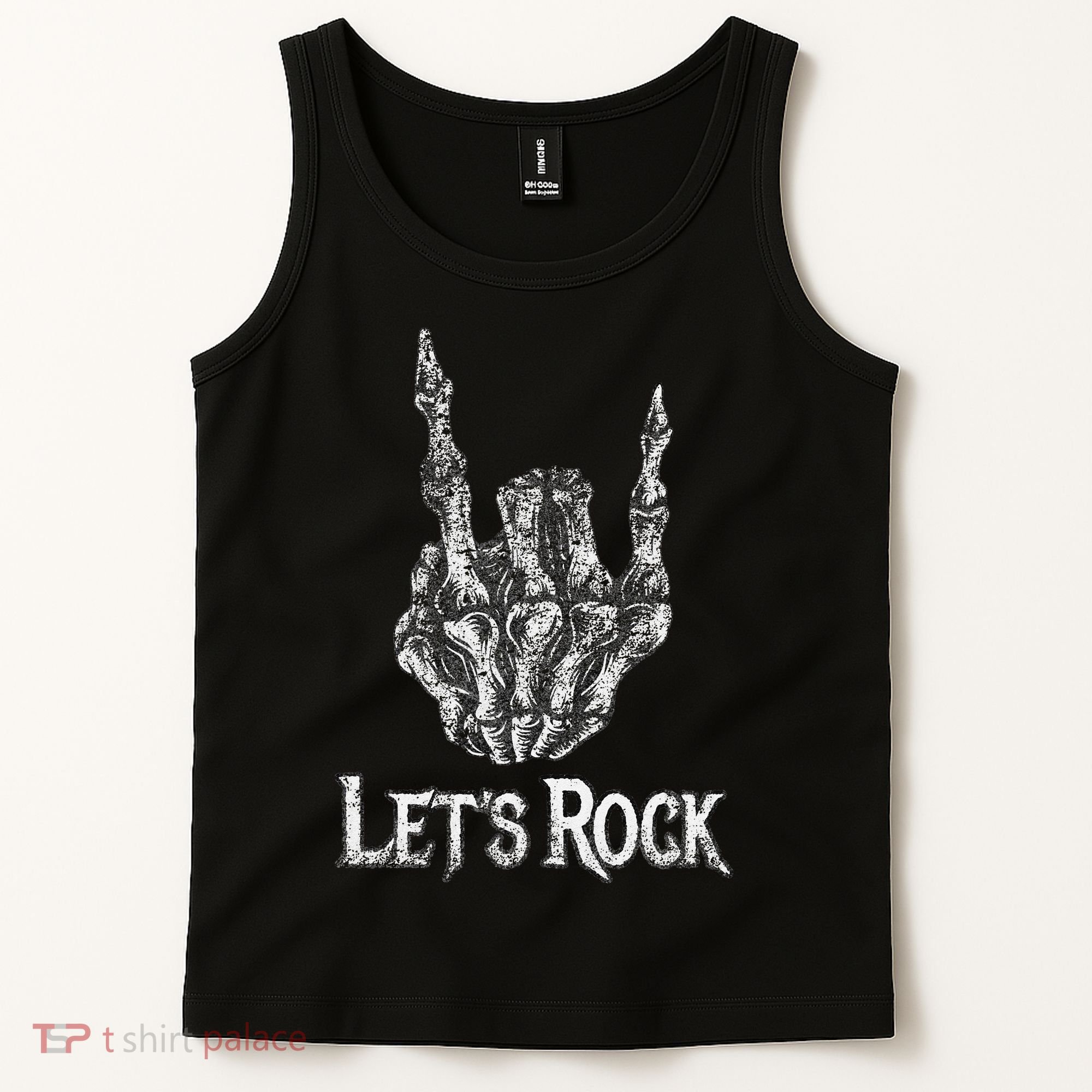 Rock On Lets Rock Concert Band Tank Top