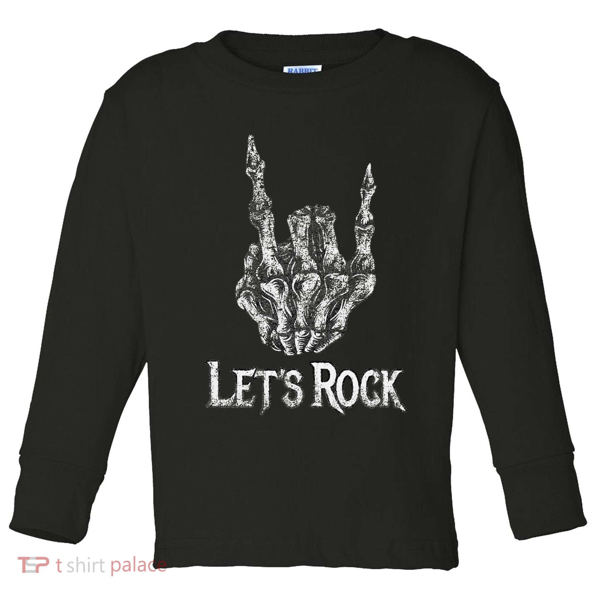 Rock On Lets Rock Concert Band Toddler Long Sleeve Shirt