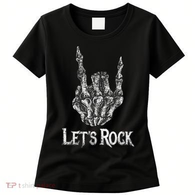 Rock On Lets Rock Concert Band Women's T-Shirt