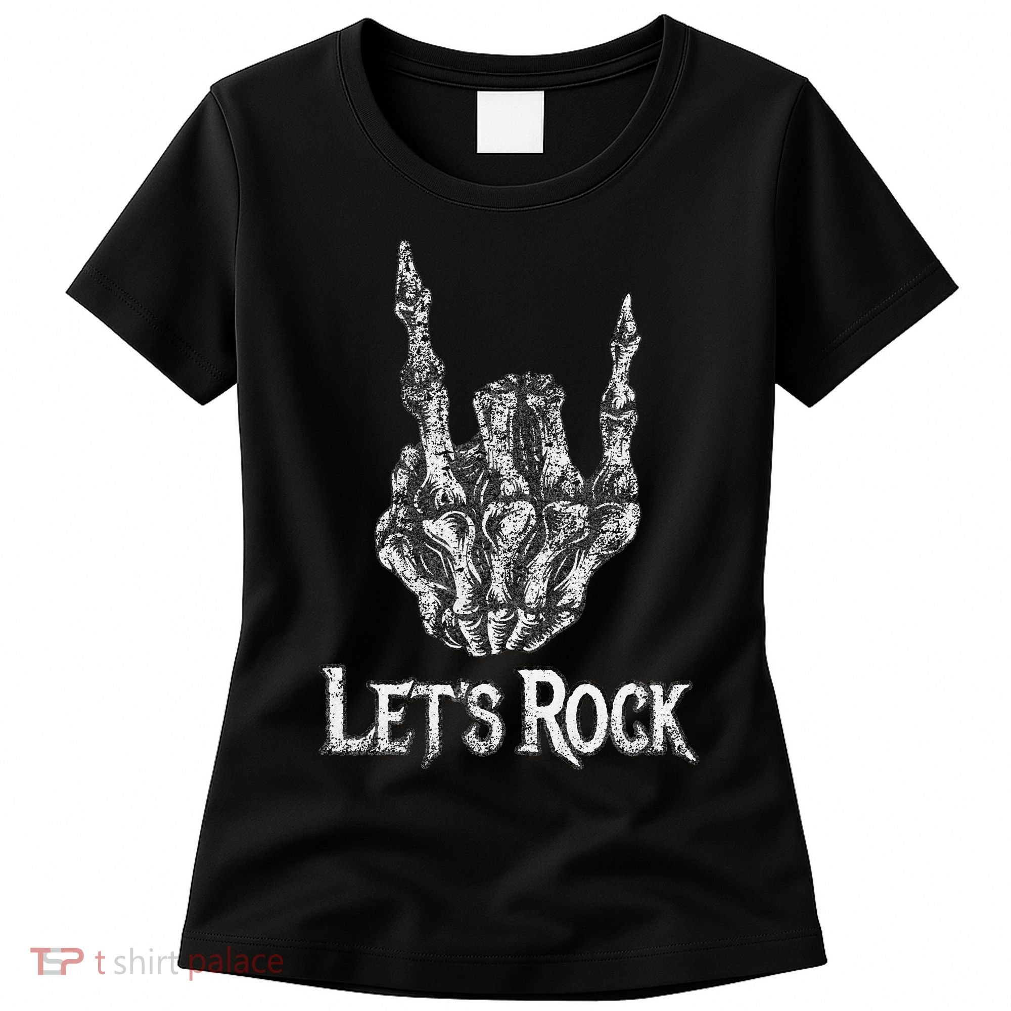 Rock On Lets Rock Concert Band Women's T-Shirt
