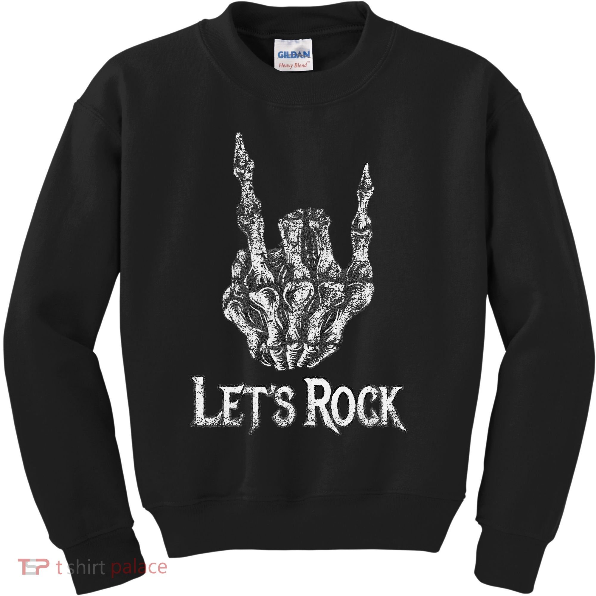 Rock On Lets Rock Concert Band Kids Sweatshirt