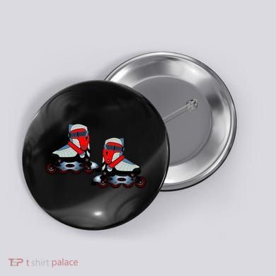 Roller Blades Button