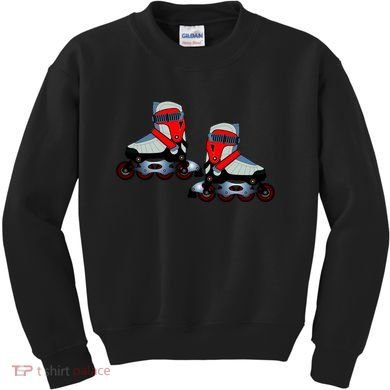 Roller Blades Kids Sweatshirt