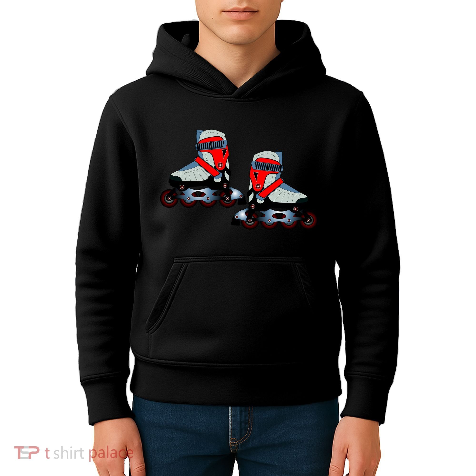 Roller Blades Kids Hoodie