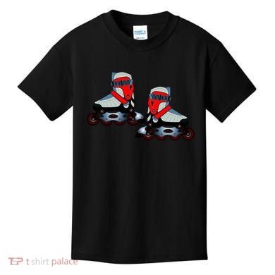 Roller Blades Kids T-Shirt