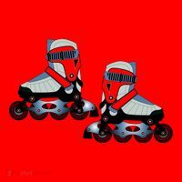 Roller Blades Santa Hat thumb 1