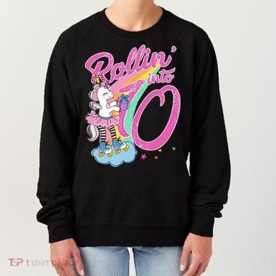 Rollin' Into 10 Skating Unicorn Birthday Women's Sweatshirt