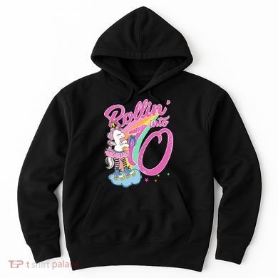 Rollin' Into 10 Skating Unicorn Birthday Hoodie
