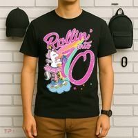 Rollin' Into 10 Skating Unicorn Birthday T-Shirt thumb 6