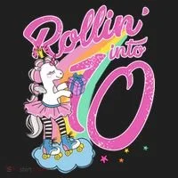 Rollin' Into 10 Skating Unicorn Birthday Beanie thumb 2