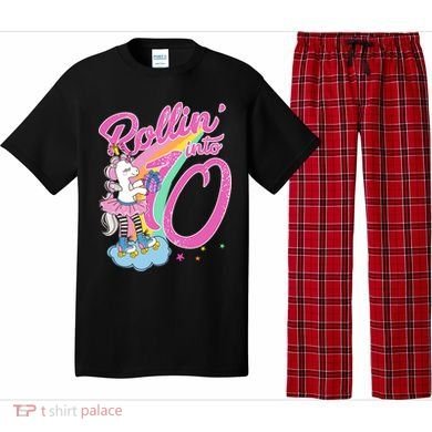 Rollin' Into 10 Skating Unicorn Birthday Pajama Set