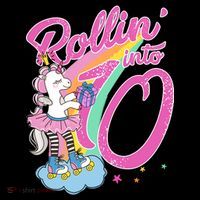 Rollin' Into 10 Skating Unicorn Birthday Women's Hoodie thumb 2