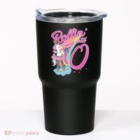 Rollin' Into 10 Skating Unicorn Birthday Tumbler thumb 0