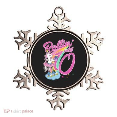 Rollin' Into 10 Skating Unicorn Birthday Ornament