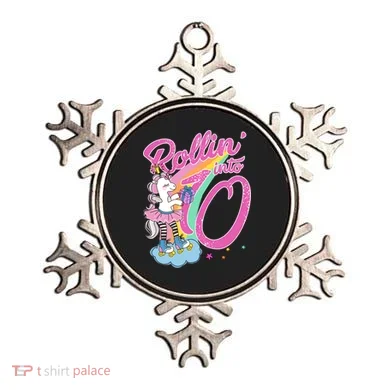Rollin' Into 10 Skating Unicorn Birthday Ornament