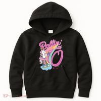 Rollin' Into 10 Skating Unicorn Birthday Kids Hoodie thumb 0