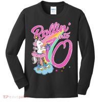 Rollin' Into 10 Skating Unicorn Birthday Kids Long Sleeve Shirt thumb 0