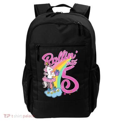 Rollin' Into 5 Skating Unicorn  Backpack