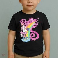 Rollin' Into 5 Skating Unicorn  Toddler T-Shirt thumb 2