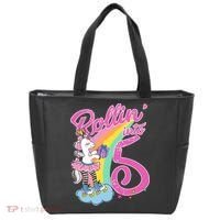 Rollin' Into 5 Skating Unicorn  Tote Bag thumb 0