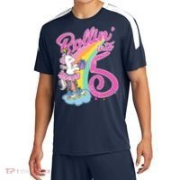 Rollin' Into 5 Skating Unicorn  Sport-Tek Competitor United Soccer Jersey thumb 0