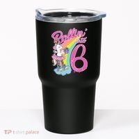 Rollin' Into 6 Skating Unicorn  Tumbler thumb 0