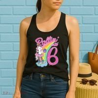 Rollin' Into 6 Skating Unicorn  Women's Tank Top thumb 2