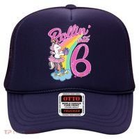 Rollin' Into 6 Skating Unicorn  Hat thumb 0