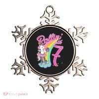 Rollin' Into 7 Skating Unicorn Birthday Ornament thumb 0
